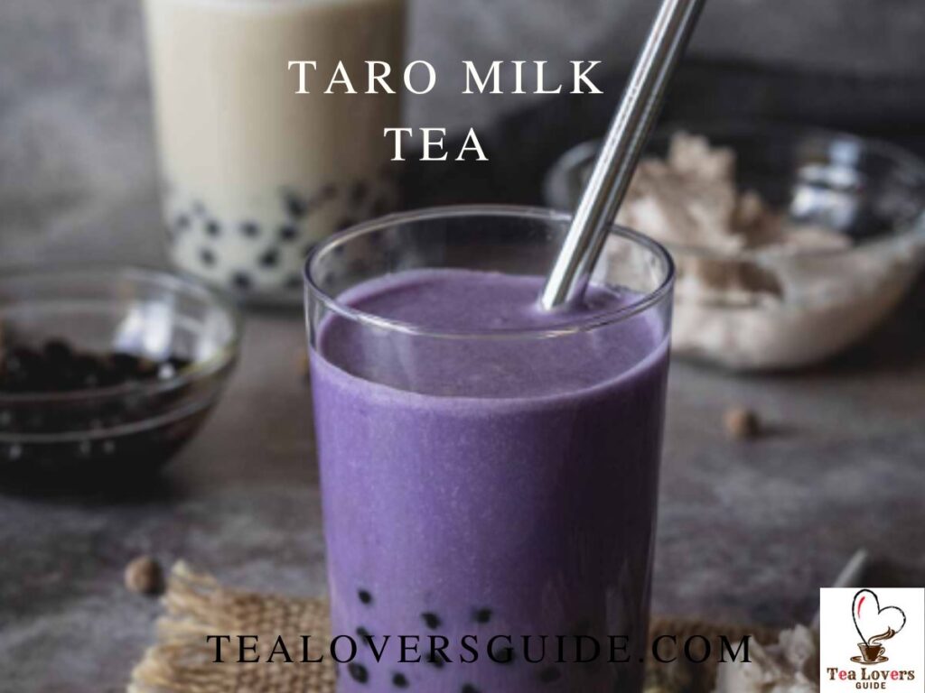 Taro milk tea