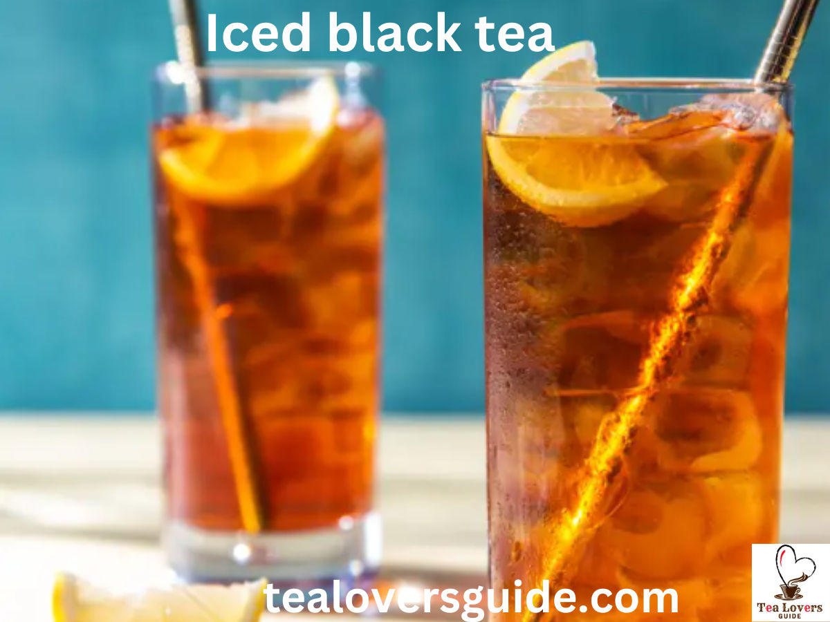 Iced black tea