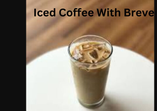 iced coffee with breve