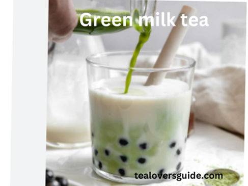 green milk tea