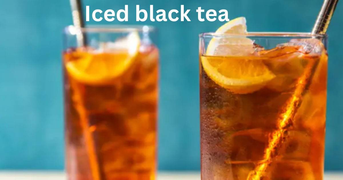 Iced black tea