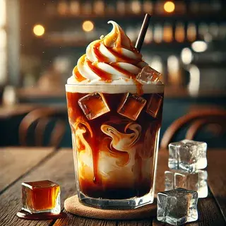 Caramel Vanilla Swirl Iced Coffee